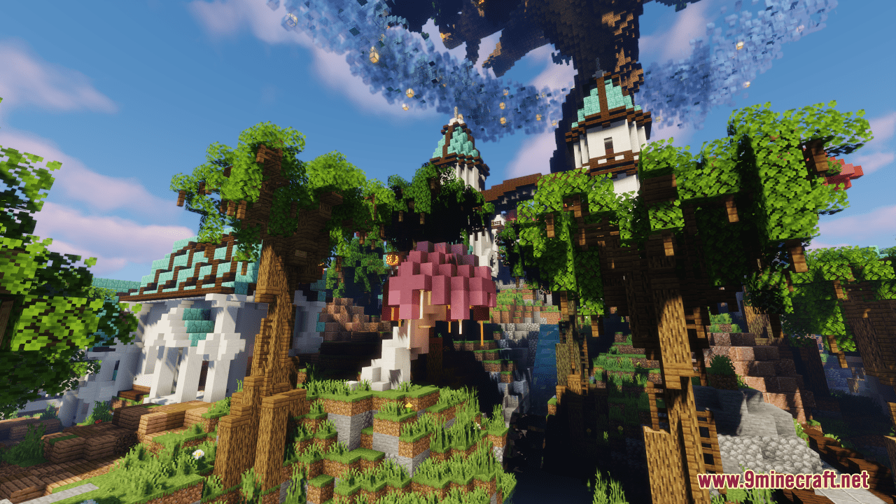 Elven Town Map (1.21.5, 1.20.1) - A Fantasy Dream 53 1743334814 80 elven town map 1215 1201 a fantasy dream