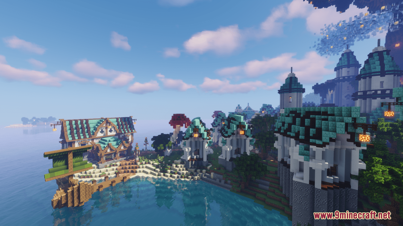 Elven Town Map (1.21.5, 1.20.1) - A Fantasy Dream 59 1743334817 429 elven town map 1215 1201 a fantasy dream