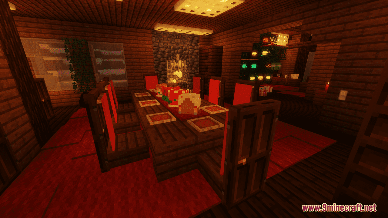 Christmas Forest Lodge Map (1.21.5, 1.20.1) - Cozy Place To Stay For The Holiday 58 1743356626 18 christmas forest lodge map 1215 1201 cozy place to
