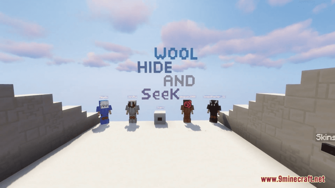 Wool Hide And Seek Map (1.21.5, 1.20.1) - Hide Behind The Wool - Aadhu.com