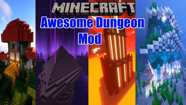 Awesome dungeon mod (1. 21. 4, 1. 20. 1) – better default dungeon