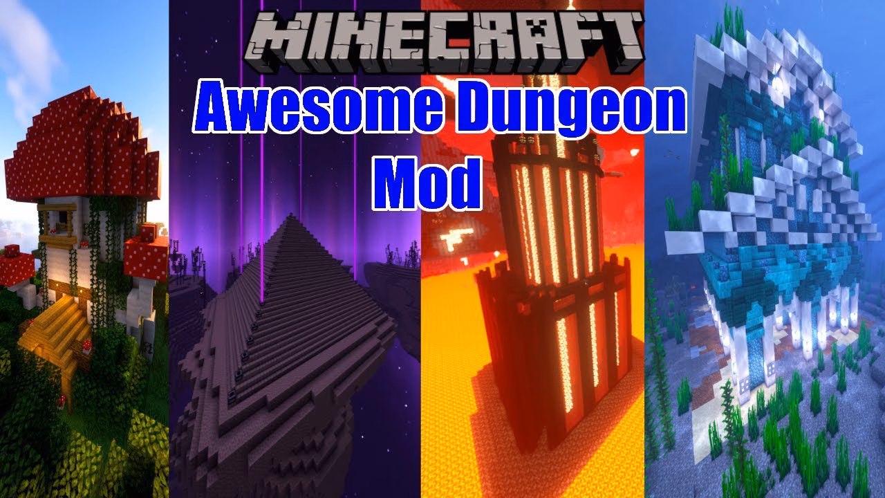 Awesome dungeon mod (1. 21. 4, 1. 20. 1) – better default dungeon