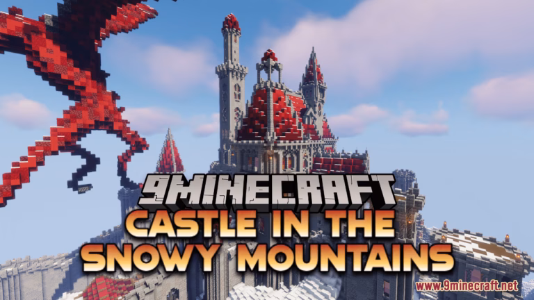 Castle in the snowy mountains map (1. 21. 5, 1. 20. 1) – amazing castle build