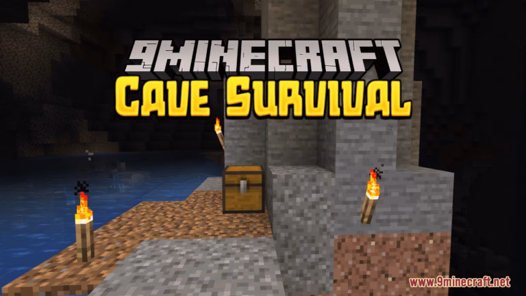 Cave survival map (1. 21. 4, 1. 20. 1) – under the sea level