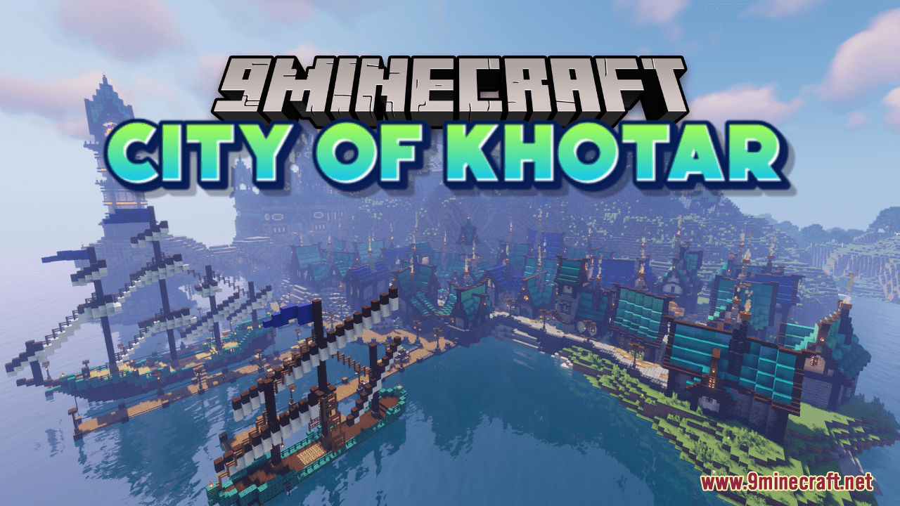 City Of Khotar Map (1.21.5, 1.20.1) - City By The Sea 45 City of khotar map 1215 1201 city by the