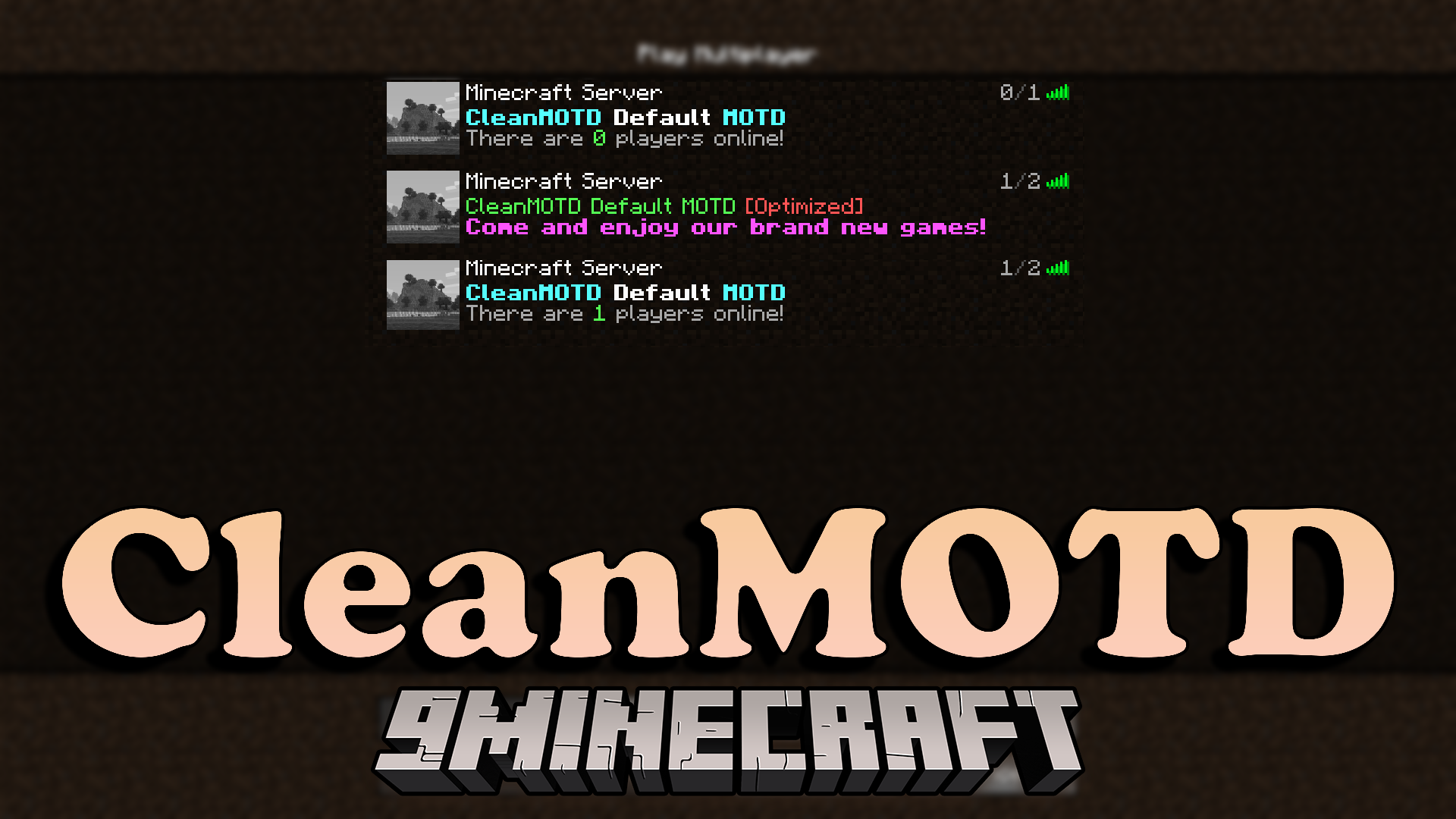 Pretty Motd File CleanMOTD Plugin (1.17.1, 1.16.5) - Simple And Light Plugin To Manage ...
