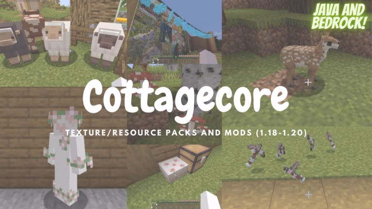 Cozy cottagecore texture pack (1. 21) – mcpe/bedrock