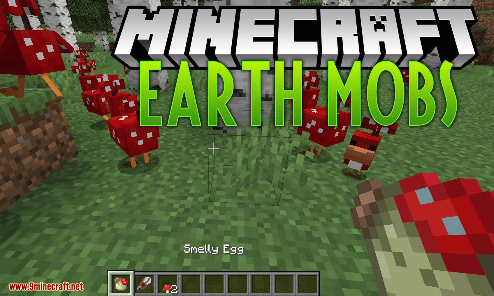 Earth Mobs Mod (1.21.4, 1.20.1) - Content From Minecraft'S Spinoff Game 73 Earth mobs mod for minecraft logo