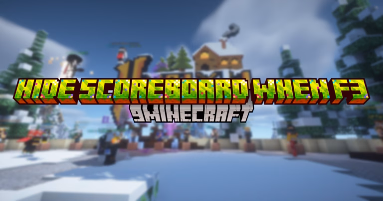 Hide scoreboard when f3 mod (1. 21. 4, 1. 20. 1) – cleaner debug menus