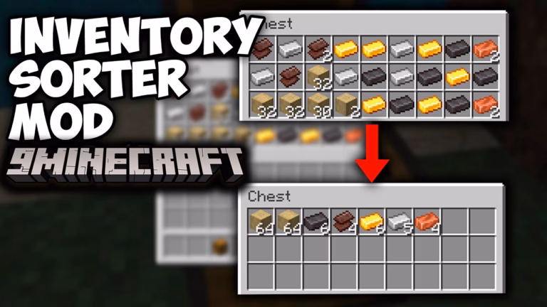 Inventory sorter mod (1. 21. 4, 1. 20. 1) – inventory tweaks