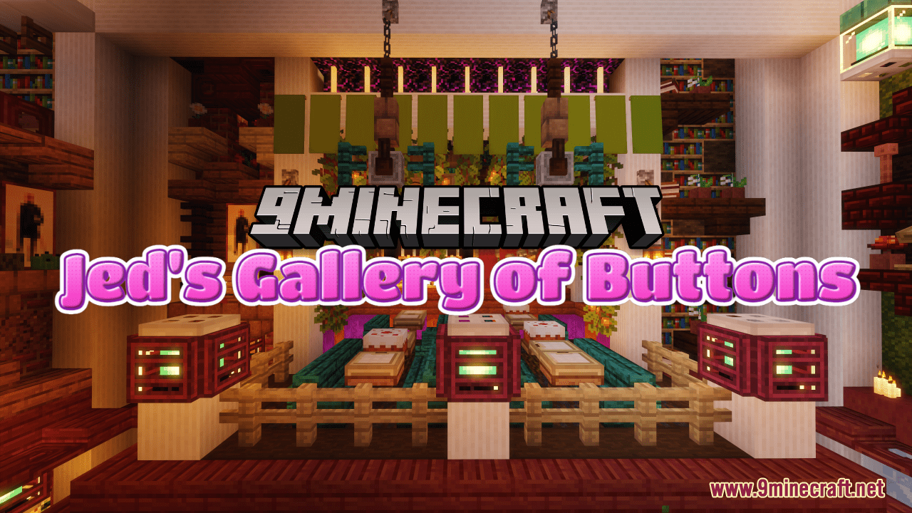 Jed’s Gallery of Buttons Map (1.21.5, 1.20.1) – A Unique Exploration
