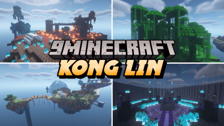 Kong lin map (1. 21. 4, 1. 20. 1) – unique skyblock adventure