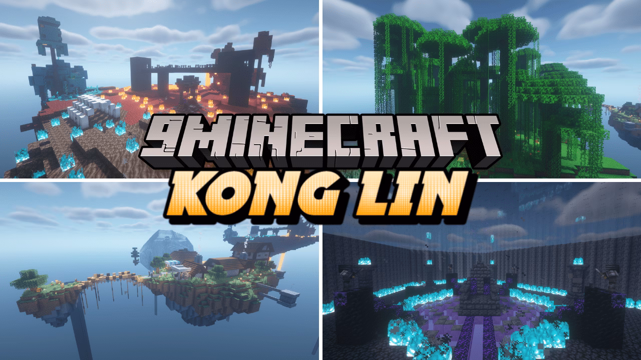 Kong lin map (1. 21. 4, 1. 20. 1) – unique skyblock adventure
