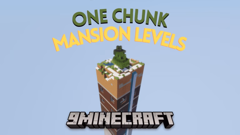 One chunk – mansion levels map (1. 21. 5, 1. 20. 1) – more mansion, more challenge!