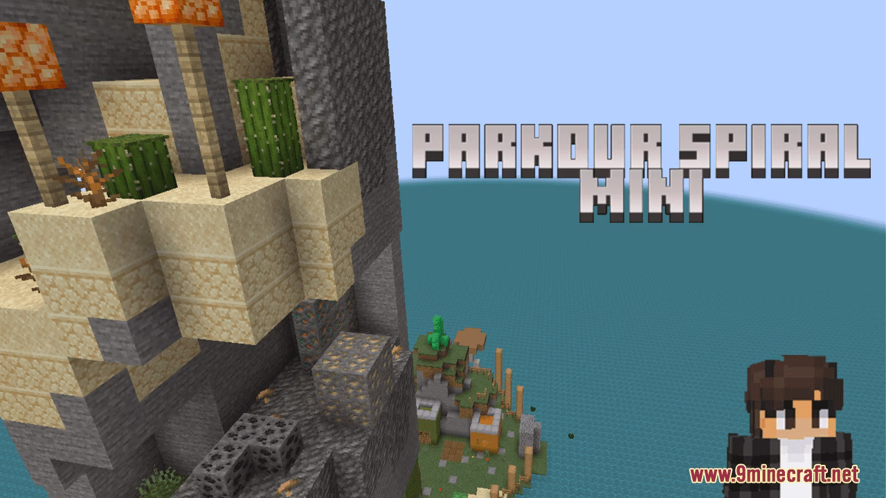 Parkour spiral mini map (1. 21. 5, 1. 20. 1) – smaller but just as interesting