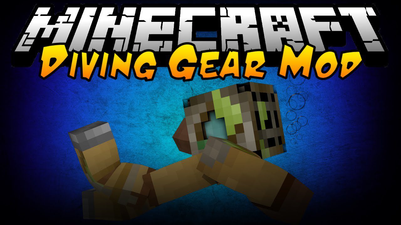 Simple Diving Gear Mod (1.21.3, 1.20.1) - Breathing Under Water Easily 50 Simple diving gear mod