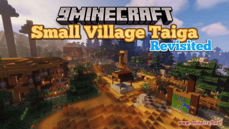 Small village taiga revisited map (1. 21. 4, 1. 20. 1) – perfect survival base