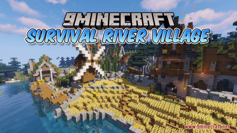Survival river village map (1. 21. 5, 1. 20. 1) – stunning survival base