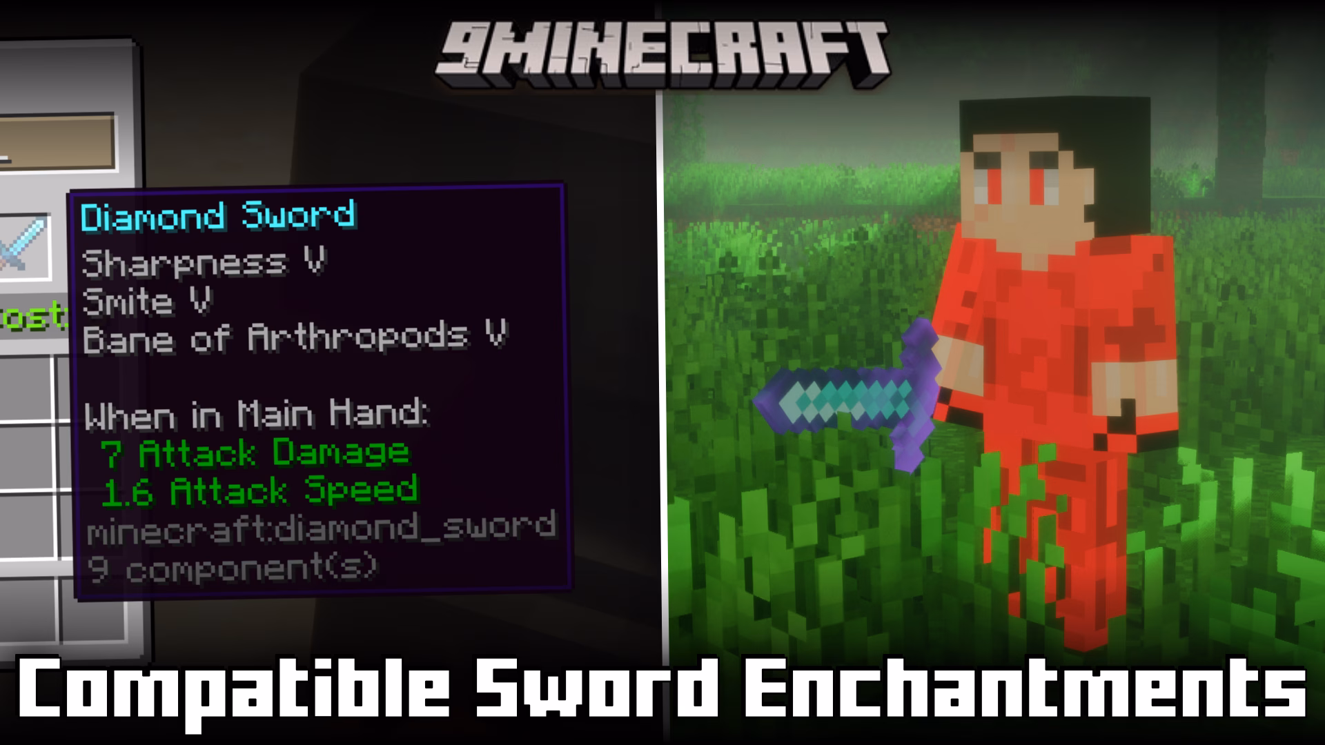 Compatible sword enchantments mod (1. 21. 4, 1. 21. 1) – makes mutually exclusive enchantments compatible