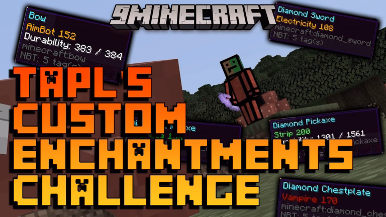 Tapl custom enchantments challenge plugin (1. 16. 5, 1. 16) – adds in custom enchantments to your game