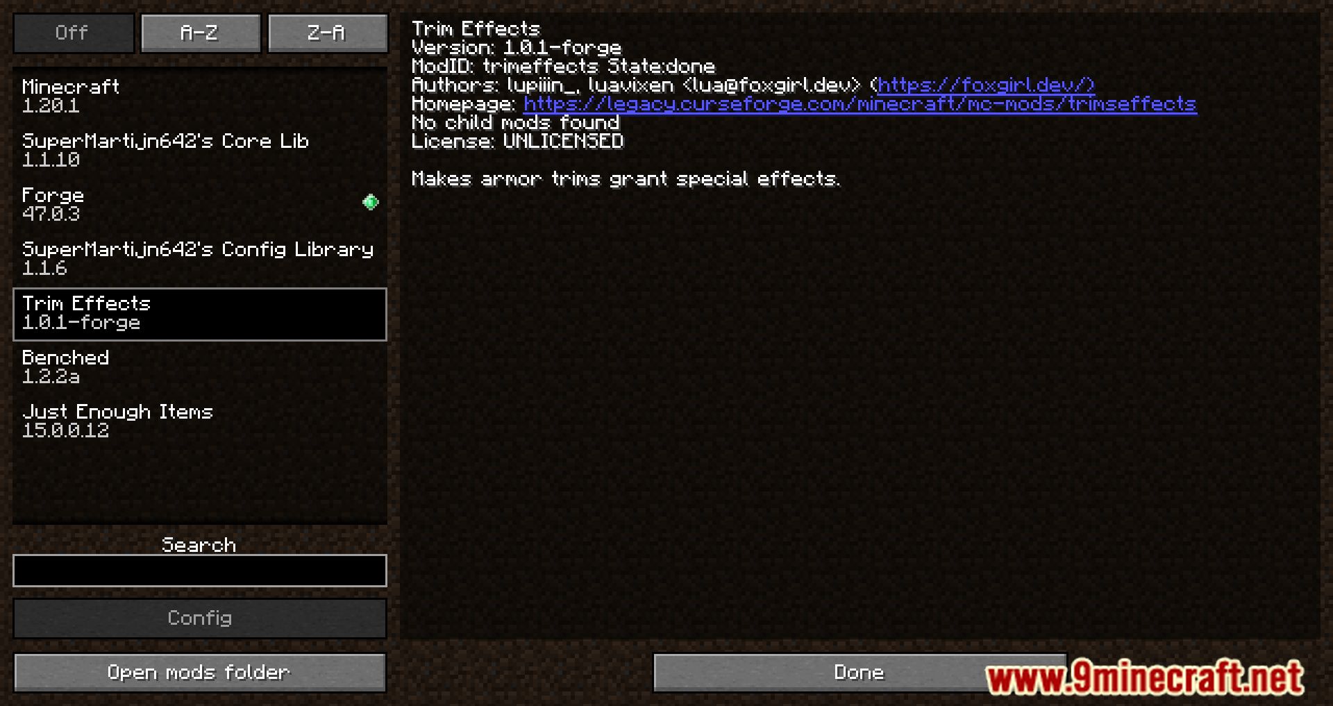 Trimseffects mod 1214 1201 customize your armor and gain