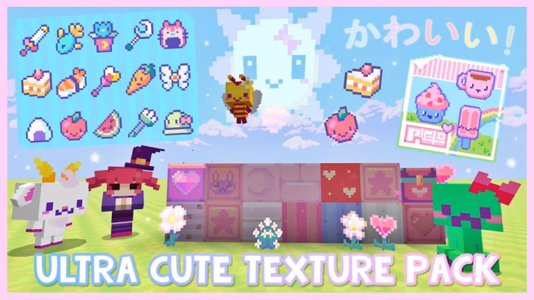 Ultra cute texture pack (1. 21) – mcpe/bedrock