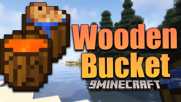 Wooden bucket mod (1. 21. 4, 1. 20. 1) – a wooden bucket