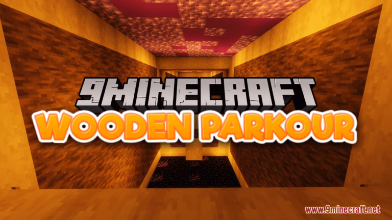 Wooden parkour map (1. 21. 5, 1. 20. 1) – 30 levels of parkour
