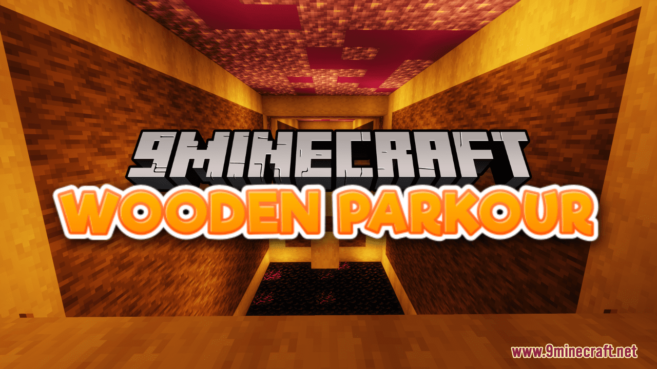 Wooden Parkour Map (1.21.5, 1.20.1) - 30 Levels Of Parkour 50 Wooden parkour map 1215 1201 30 levels of parkour