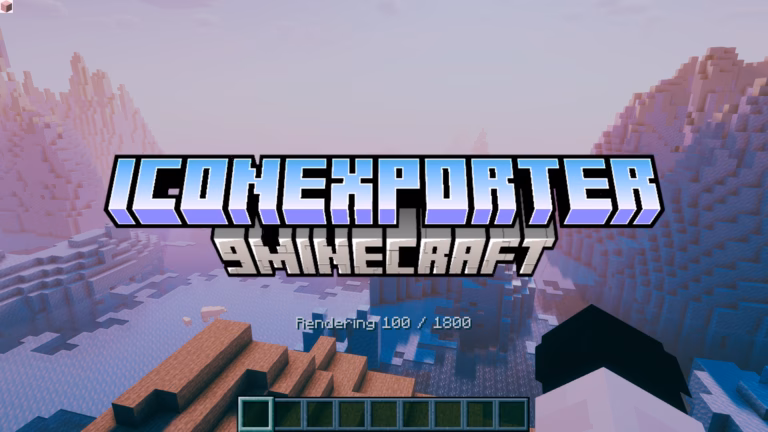 Iconexporter mod (1. 21. 4, 1. 20. 1) – iterates through all items in the registry