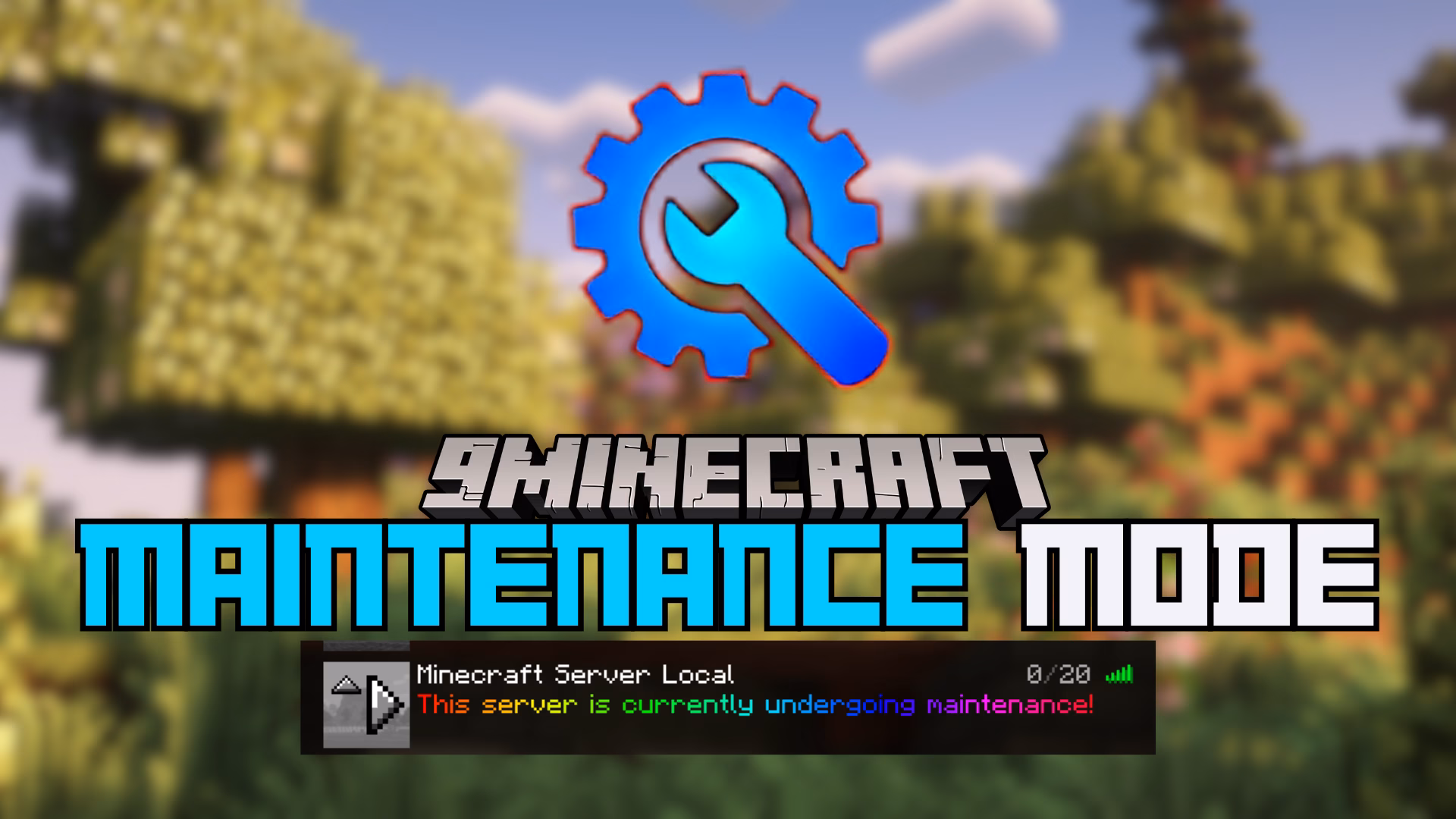 Maintenance mode mod (1. 21. 4, 1. 20. 1) – restricts server access to selected players
