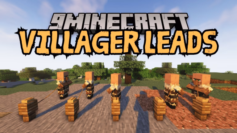 Villager leads mod (1. 21. 4, 1. 20. 1) – guide villagers and wandering traders