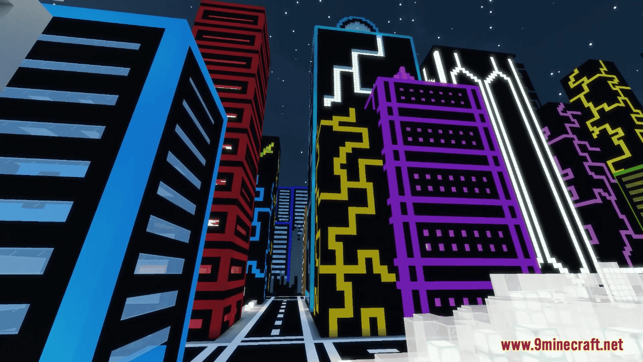 Cyber City Hunt Map (1.21.5, 1.20.1) - Scavenger Hunt In Cyberspace ...