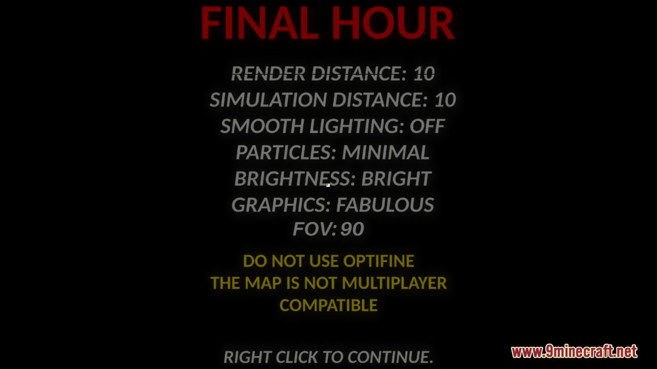 Final Hour Map Final Hour Map (1.21.5, 1.20.1) - A Terrifying Retro Experience - Aadhu.com