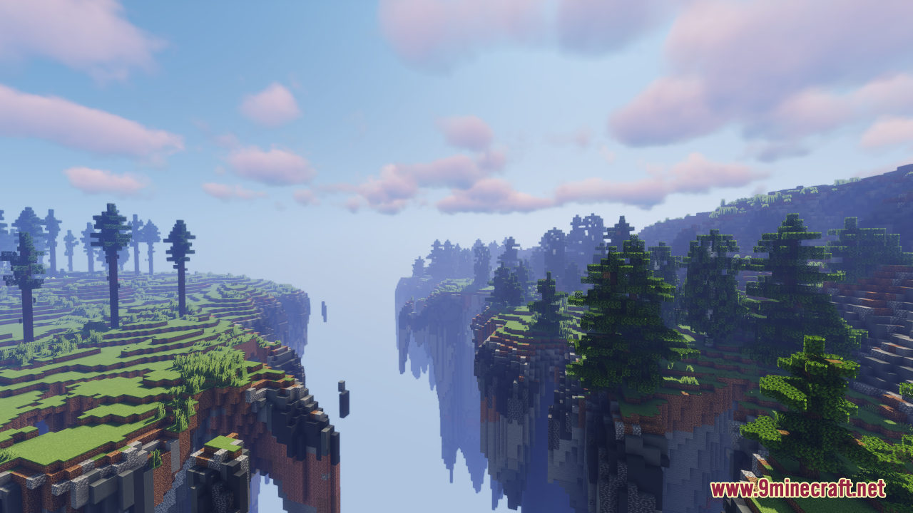 Minecraft Map Floating Floating Flying Islands Map (1.21.5, 1.20.1) - Custom Worldpainter ...