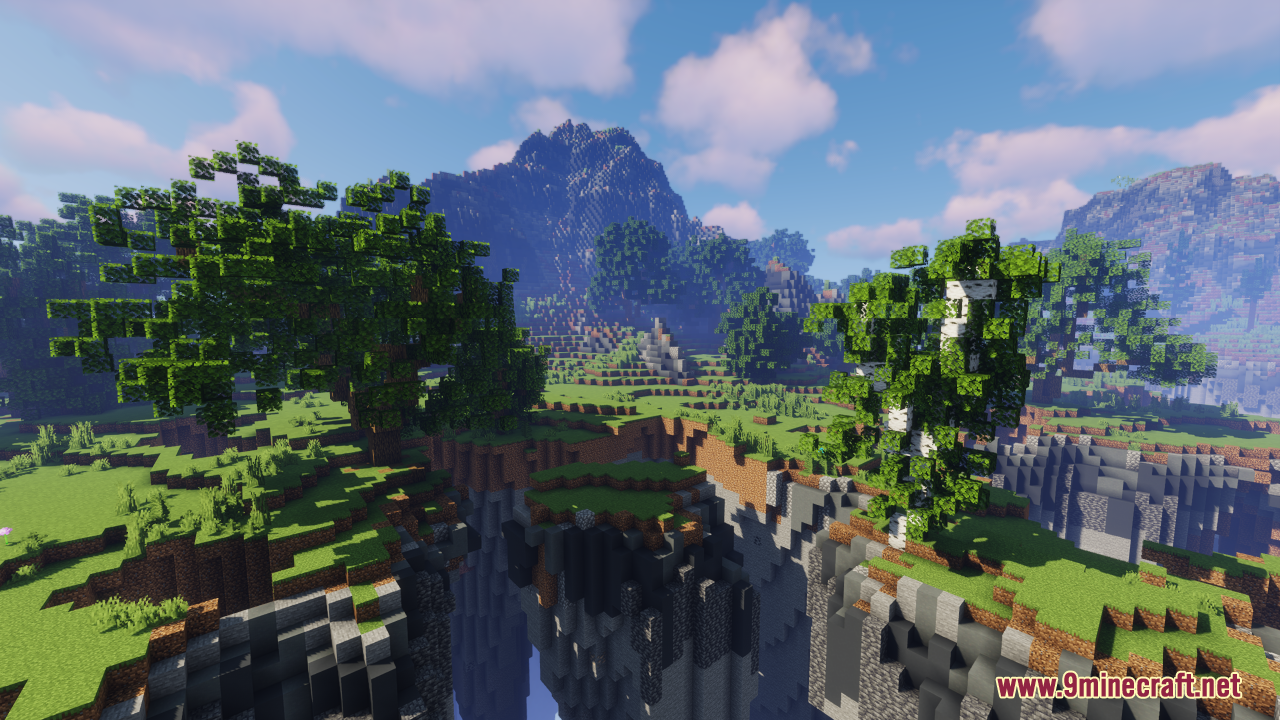 Floating Flying Islands Map (1.21.5, 1.20.1) - Custom Worldpainter ...