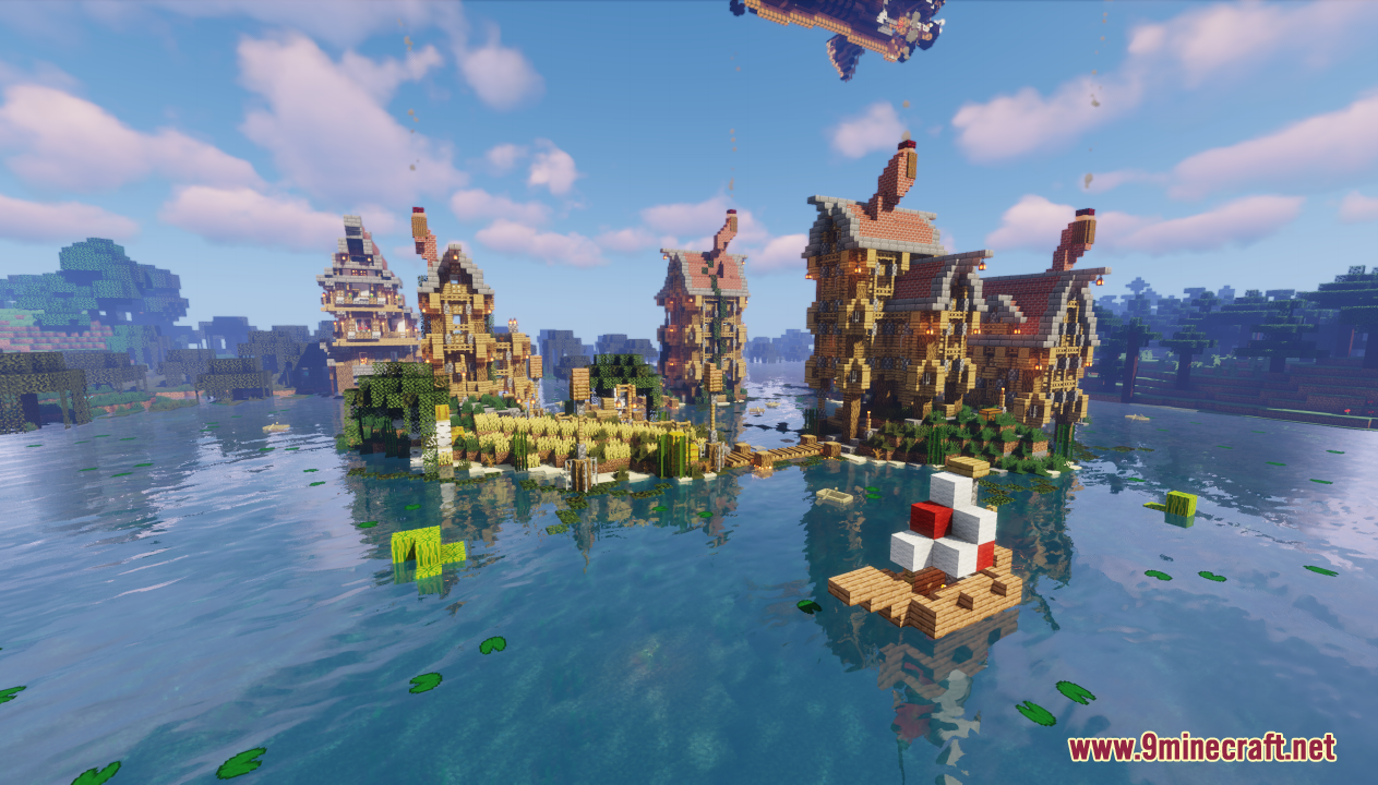 Fantasy Medieval Map (1.21.5, 1.20.1) - Futuristic And Fantasy Village ...