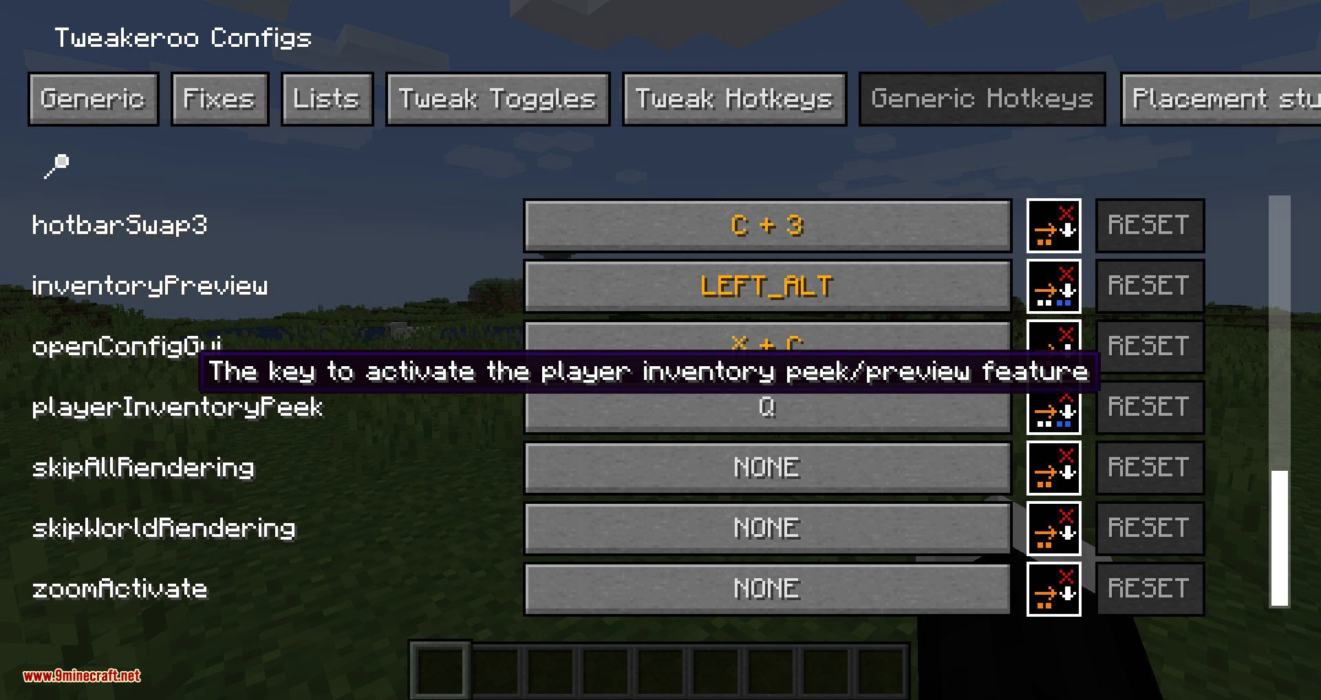 Tweakeroo Mod (1.21.4, 1.20.1) - Hand Restock, Hotbar Swap - Aadhu.com
