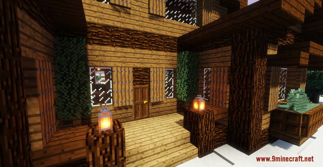 Cozy Winter Cottage Map (1.21.5, 1.20.1) - A Cozy Shelter For Winter ...