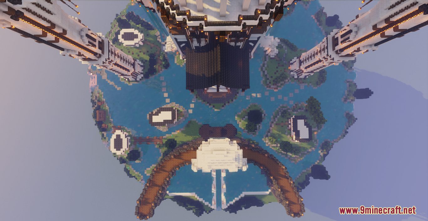 Mega Base Elven Fortress Map (1.21.5, 1.20.1) - Beautiful Sky Island ...