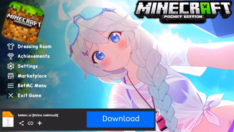 Anime girl ui pack (1. 21) – mcpe/bedrock