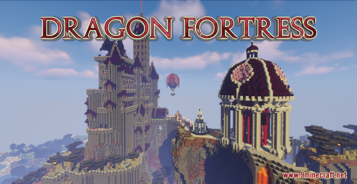 Dragon Fortress Map (1.21.5, 1.20.1) – Magnificent Build For Adventurous Players
