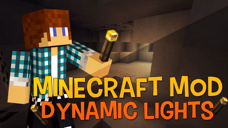 Dynamic lights mod (1. 21. 4, 1. 20. 1) – hold light sources in your hand