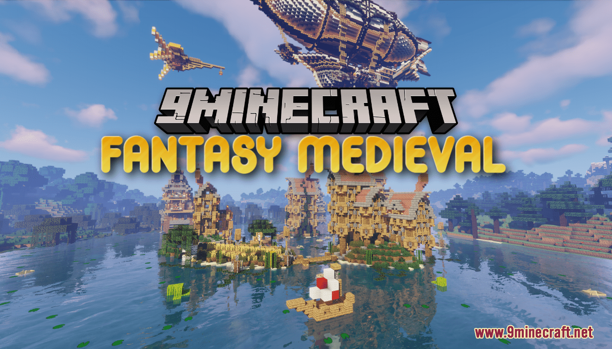 Fantasy Medieval Map (1.21.5, 1.20.1) - Futuristic And Fantasy Village ...