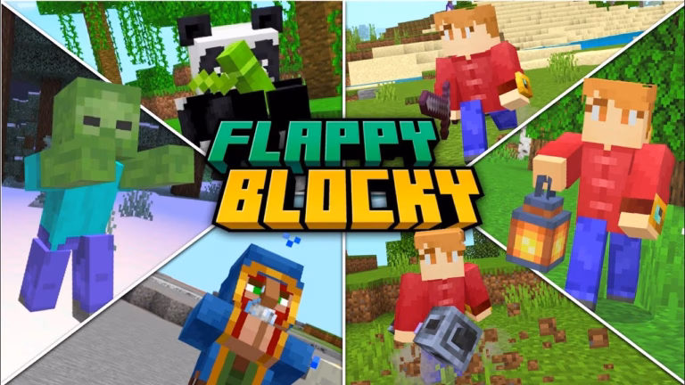 Flappy blocky resource pack (1. 21) – mcpe/bedrock animation pack