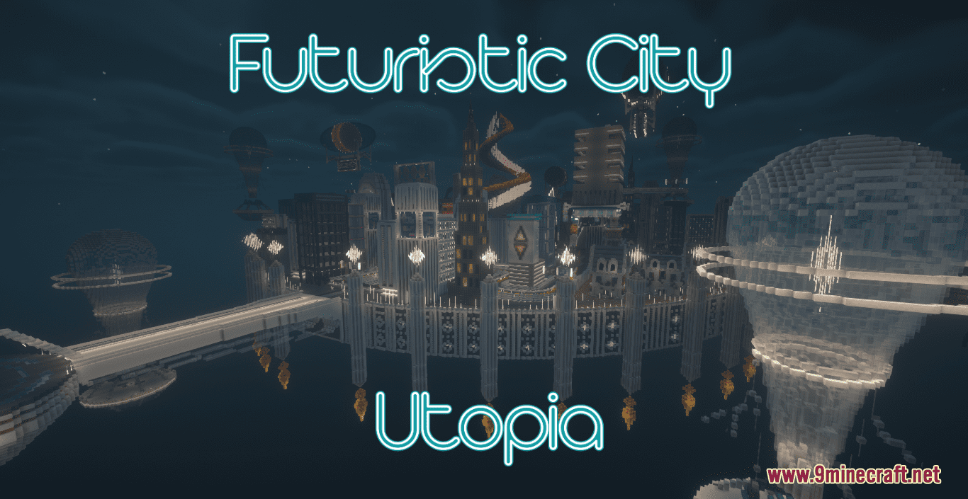 Futuristic City Utopia Map (1.21.5, 1.20.1) - A Futuristic City ...