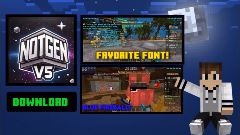 Notgen mc texture pack (1. 21) – mcpe/bedrock pvp pack