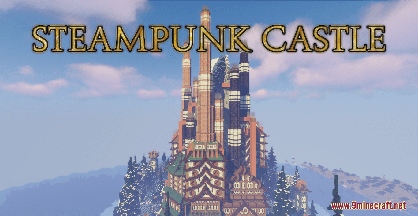Steampunk castle map 1215 1201 special castle design
