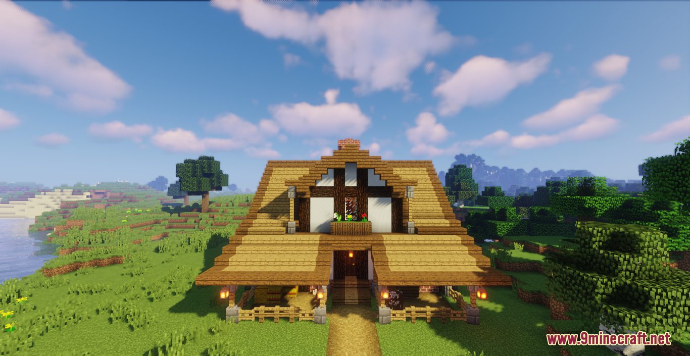 Medium Medieval House Map (1.21.5, 1.20.1) - Typical Medieval House 52 1746047153 333 medium medieval house map 1215 1201 typical medieval house