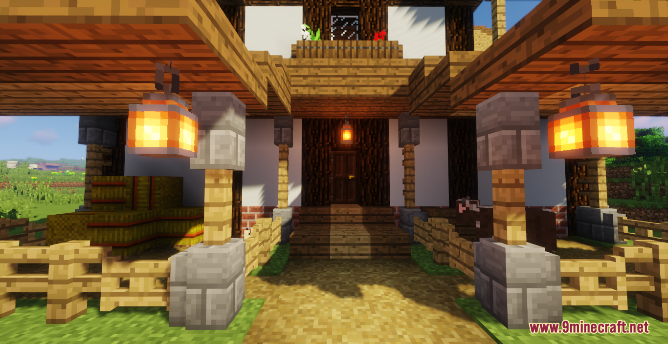 Medium Medieval House Map (1.21.5, 1.20.1) - Typical Medieval House 54 1746047154 900 medium medieval house map 1215 1201 typical medieval house